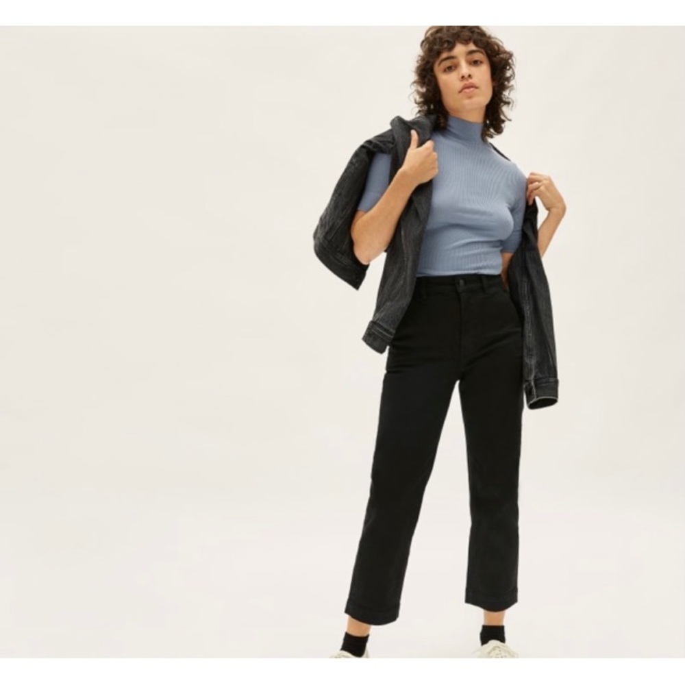 Everlane Straight Leg Crop Pants